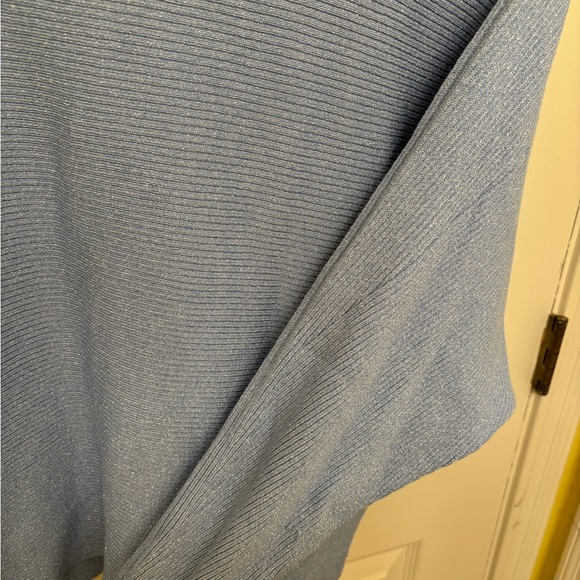 Chico’s Sparkly Blue size 3 sweater - Picture 4 of 7